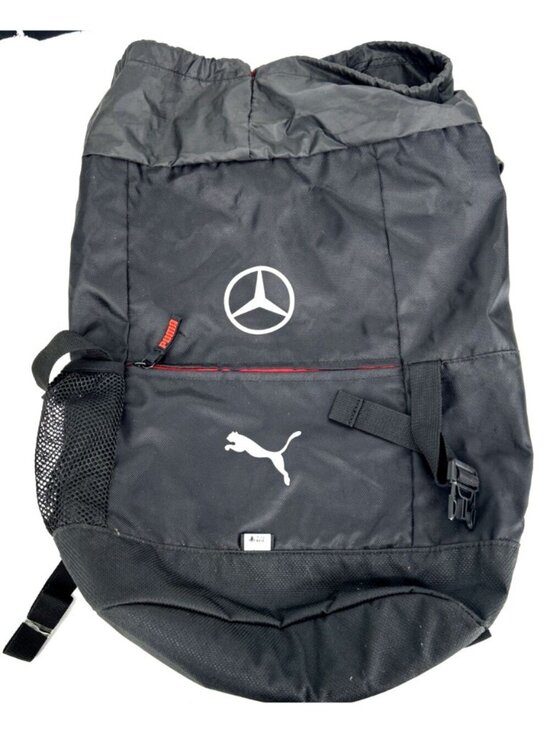 PUMA Other - Puma Mercedes Benz Laptop Backpack Black Red Drawstring Dura Base Bag